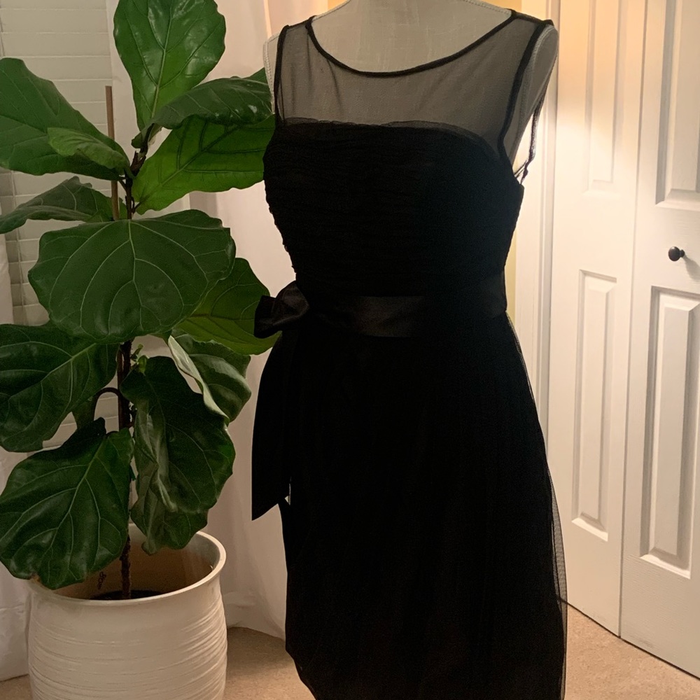 Black cocktail dress